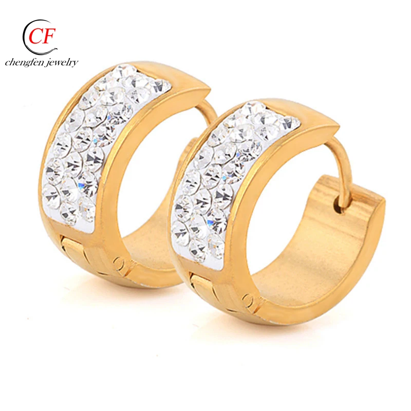 

Chengfen Factory Stainless Steel 7*16 Clip Earring Fashion Leader Jewelry Intimate Jewelry Trendy Jewelry Earring, Gold,rose gold, steel