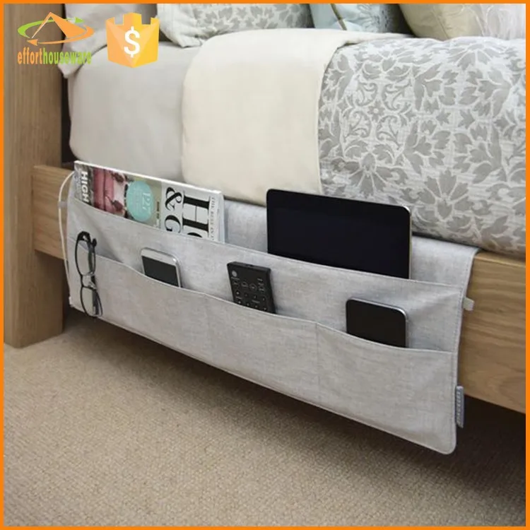 Dorm Bedside Organizer Caddy With 8 Pockets For Bunk Beds Hospital Beds