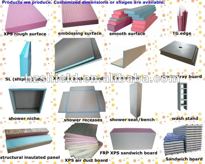 Customized Extruded Polystyrene Sheets Xps Foam Sheet For Truck Body ...