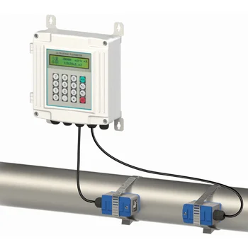 ultrasonic meter water clamped industrial type larger