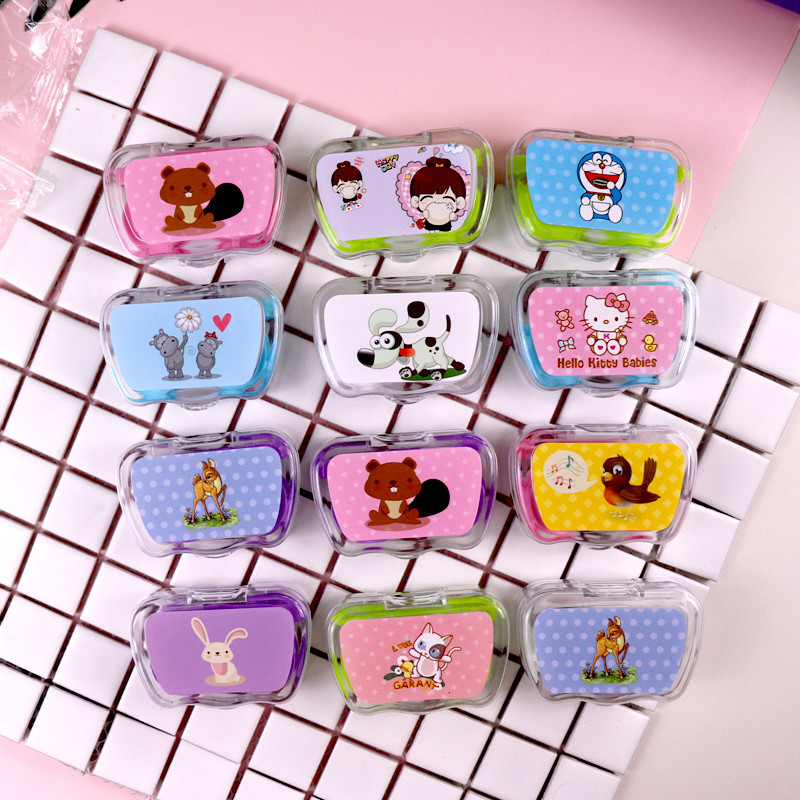 

Popular cheap contact lens box container case travel factory price custom contact lens case with mirror, Customized