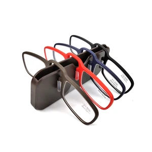 mini reading glasses without arms thin magnifying reading glasses pocket clip reading glasses without temples for men