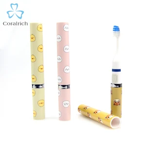 Coralrich Travel And Home Dental Oral Hygiene Oscillating Sonic Battery Electric Toothbrush