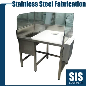 Commercial Fish Preparation Table With Sink In China
