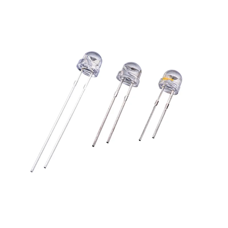 5mm amber light water clear straw hat DIP LED diode