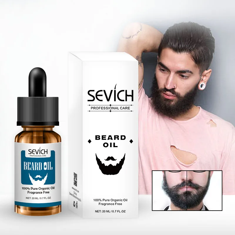 

20ml Free shipping custom private label Organic beard oil for men, N/a