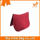 Fashionable Custom Red Saddle Pads English