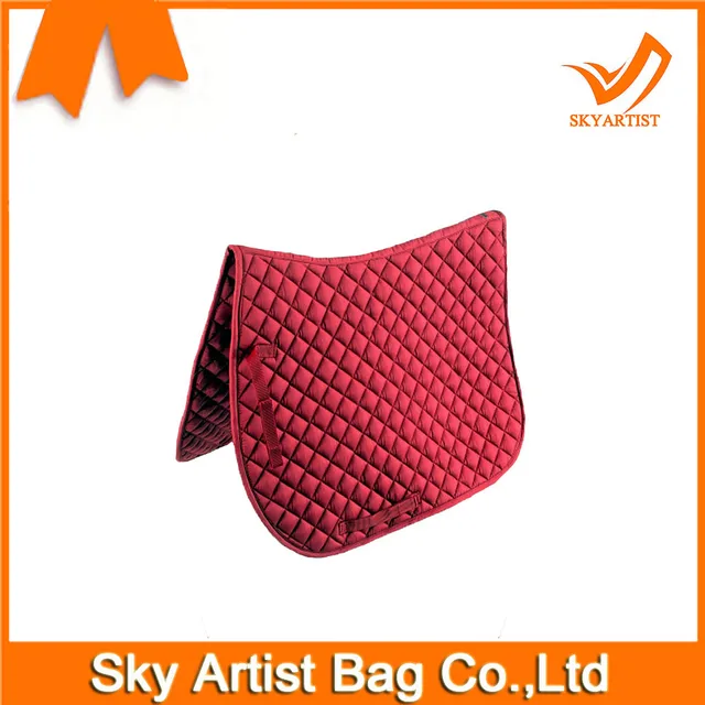 Fashionable Custom Red Saddle Pads English