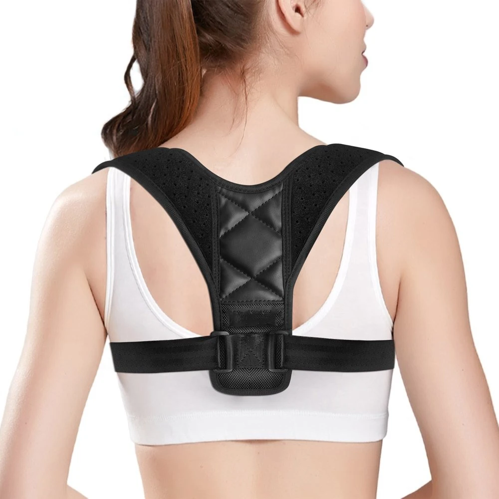 

Factory Selling Most Popular Neoprene Latest 2019 Back Support Posture Correction, Black