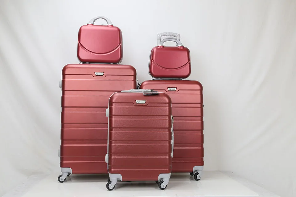 Ecofriendly Luggage With Retractable Wheels Sky Travel Luggage With
