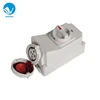 White IP67 waterproof marine wall refrigerated plug and socket