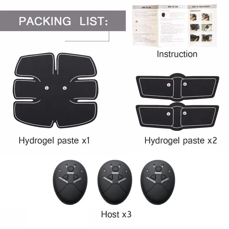 Electric Ab Stimulator Muscle Toner Smart Fitness Ems Buy Electric Ab