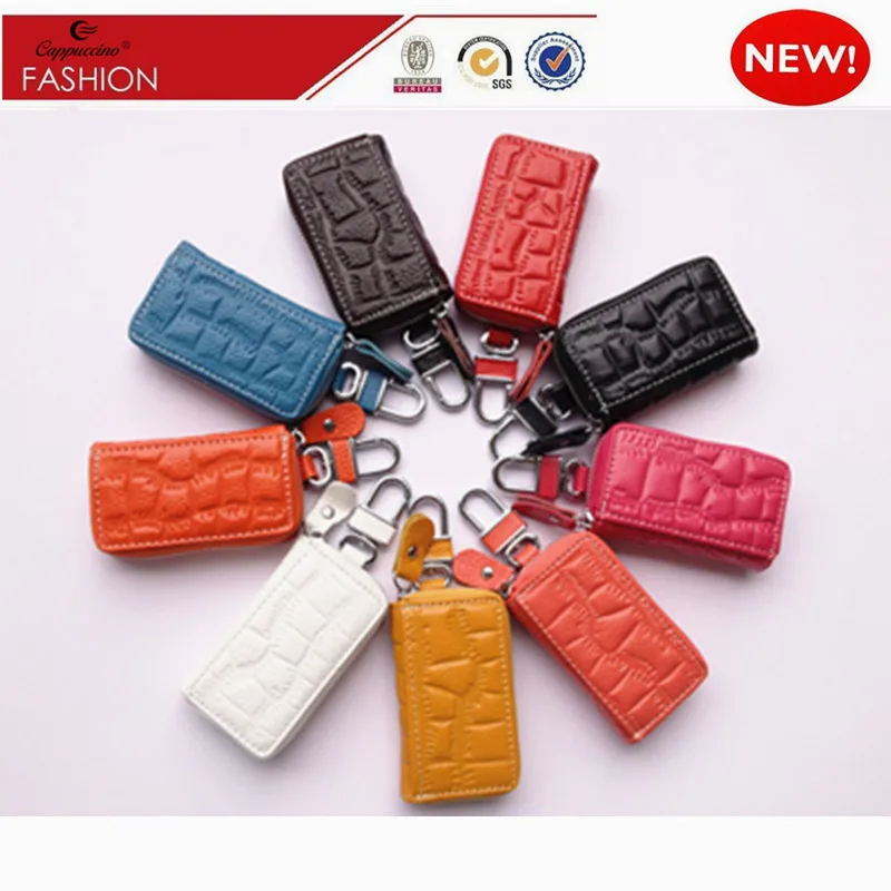 

promotional Genuine Premium Leather Key Holder Bag for Cars