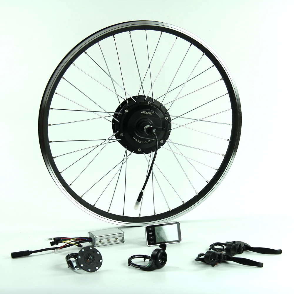 

MXUS best selling 36v 350w conversion electric bike hub motor kit, Black/silver