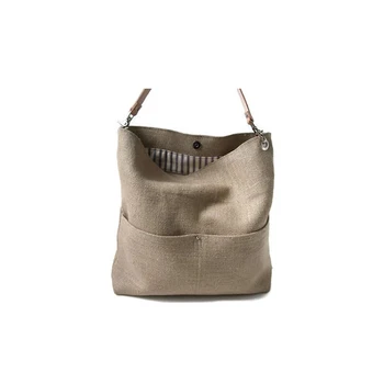 beach bag with outside pockets