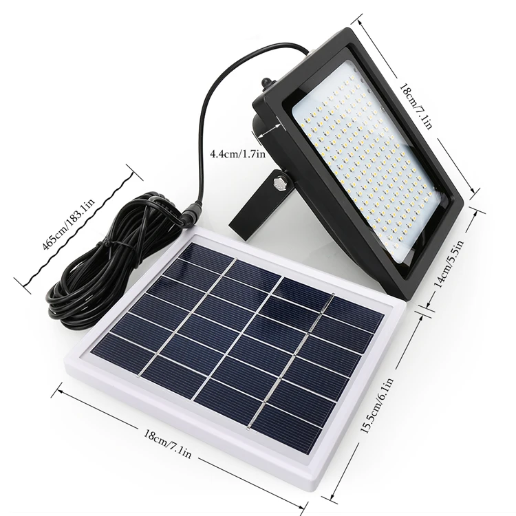 150 LED IP65 Waterproof Garden External Motion Solar Sensor Wall light Outdoor