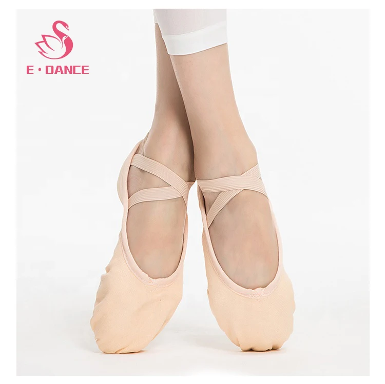 

Wholesale High Quality Canvas Dance Shoes Ballet Shoes Elastic For Ballerina Dancing Women Girls