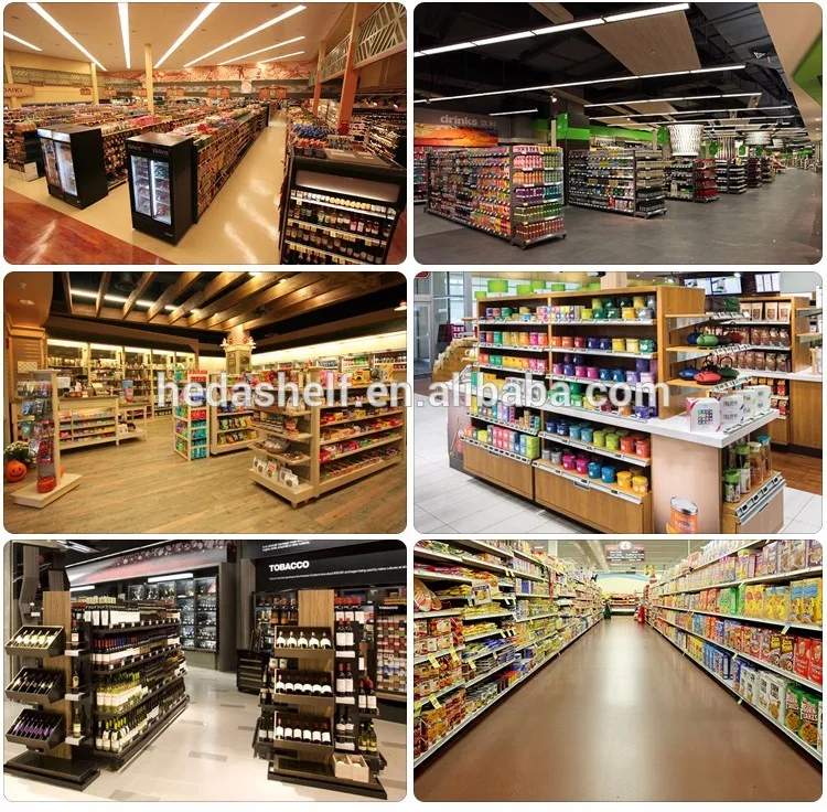 Wholesale Price Modern Supermarket Shelving Grocery Display Shelves For Retail Stores