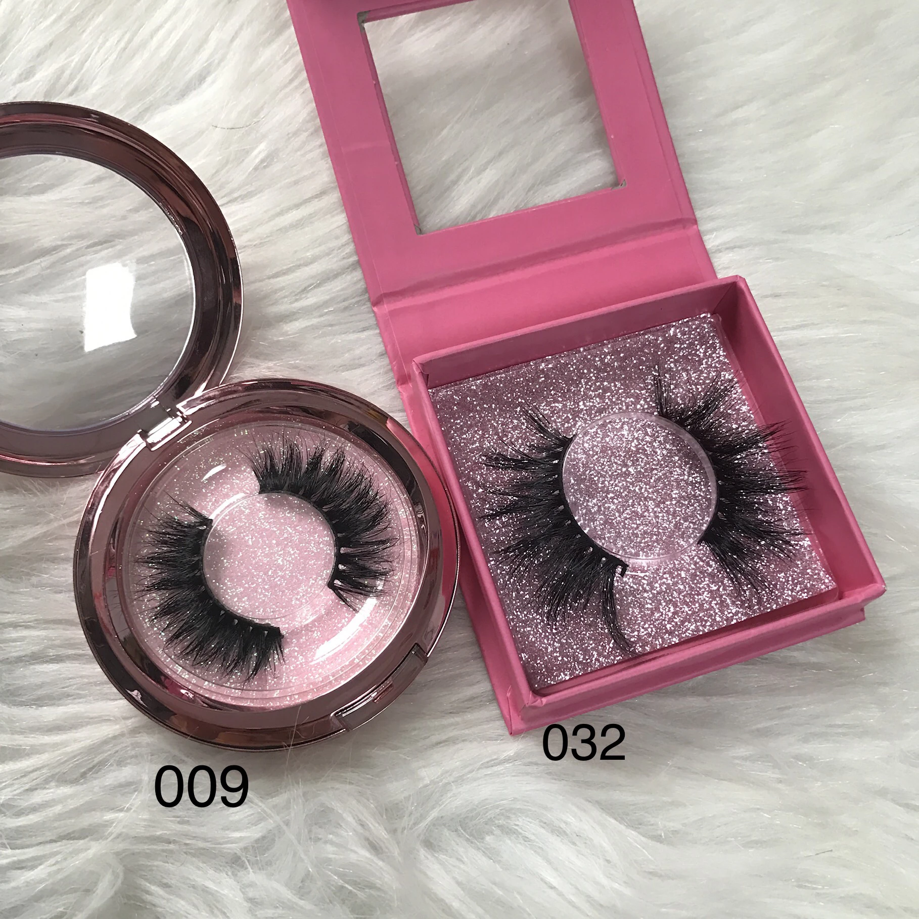 

eyelash sample deal only two days delivery free shipping 4d and 5d mink eyelash with glitter box LT