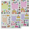 UIN-0365 Factory New Arrival 24PK Make A Unicorn Stickers Unicorn Party Favors Fun Craft Project Unicorn Party Supplies