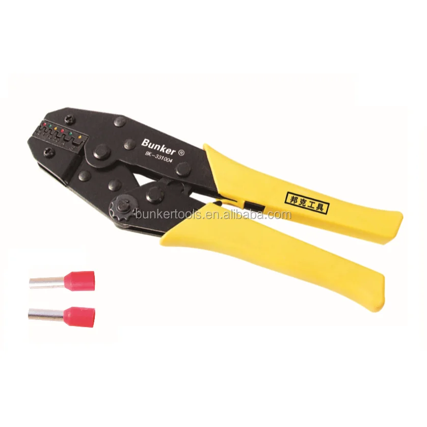 Strength Saving Crimping Plier for Non-Insulated Terminals AWG 22-10 FSB-056TD