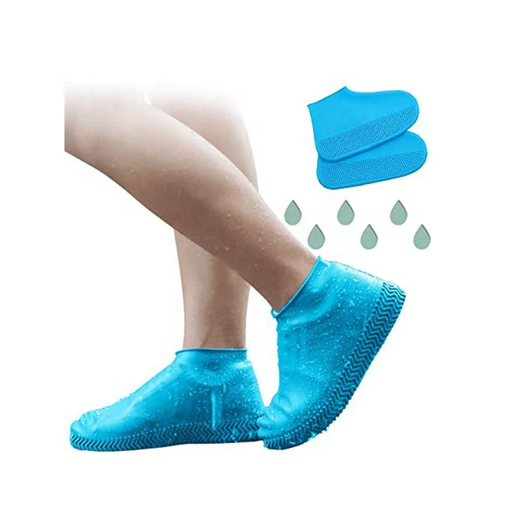 Silicona sobre zapatos de lluvia sobre zapatos botas cubierta de protección recyclebares