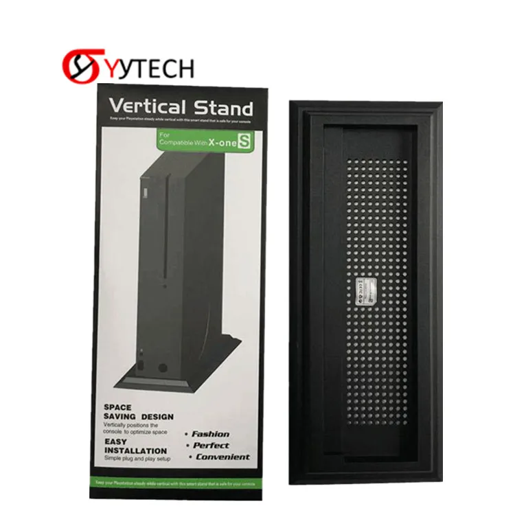 

SYYTECH Vertical Stand Holder Docking Station Base Stand for Xbox One S Slim Console Gaming Accessories