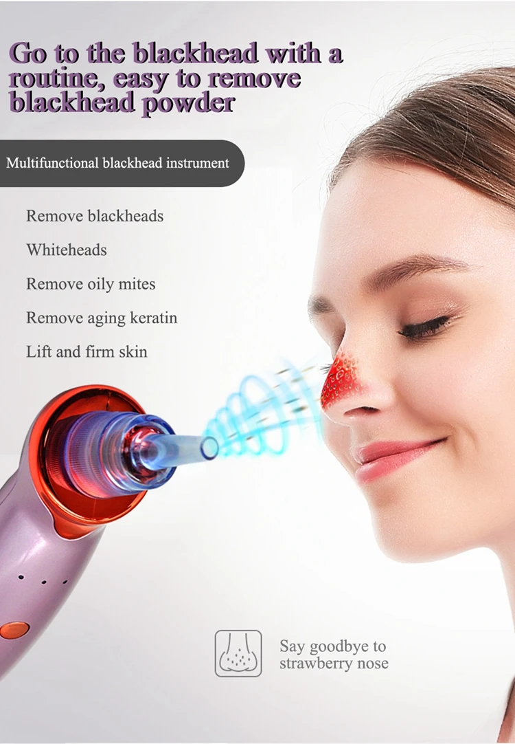 Electric Nose Face Deep Cleansing Skin Care Tool Blackhead Remover