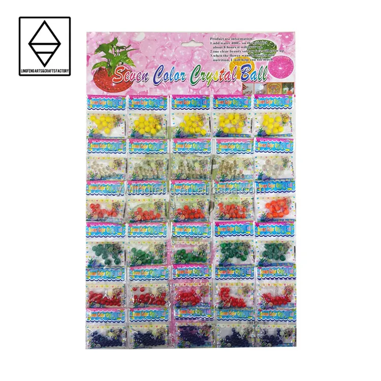 
LF-105-30 linkfun 5.0-7 mm magic water beads acrylic polymer beads for plant beautiful crystal soil 
