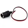 12V 24V female Car Cigarette Lighter Socket Plug Connector On Off Switch