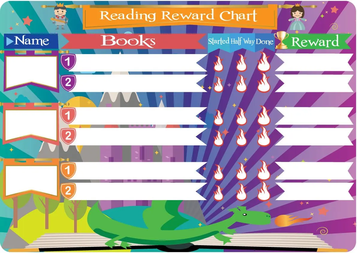 Magnetic chore chart for fridge picture