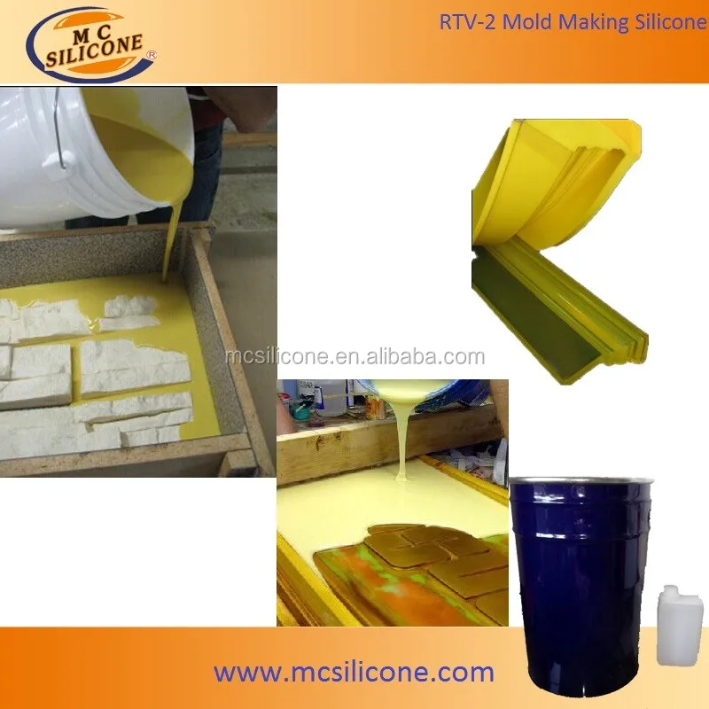 
Concrete molds made by Polyurethane rubber liquid 