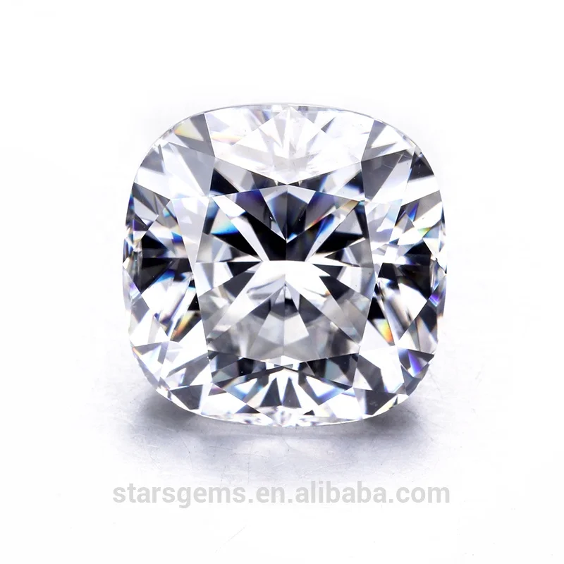 

VVS white color brilliant cut forever brilliant cushion shape wholesale moissanite