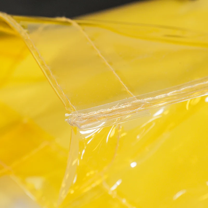 Colorful transparent letter printed custom with side and bottom standard high capacity pvc tote zipper bag