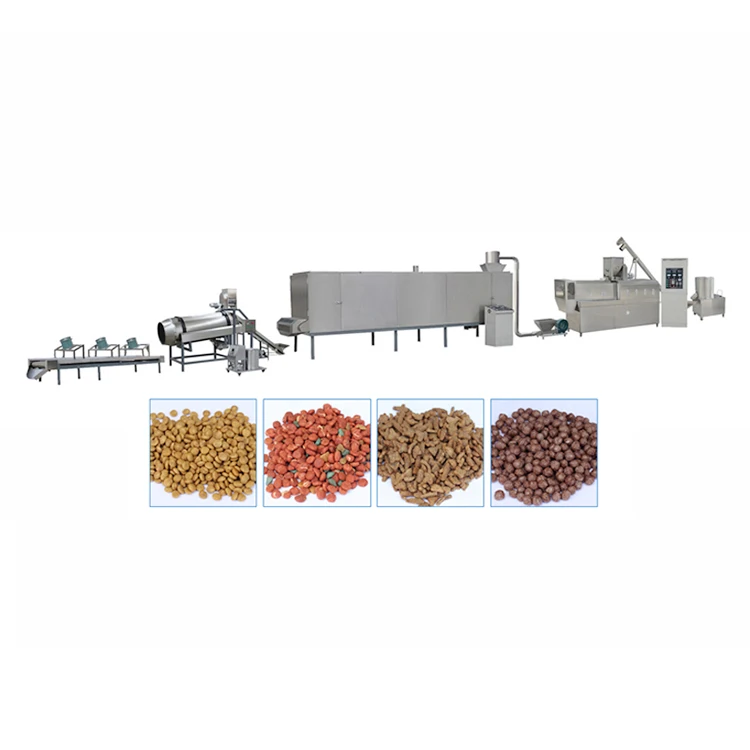 Full automatic dog food pellet making machine from factory