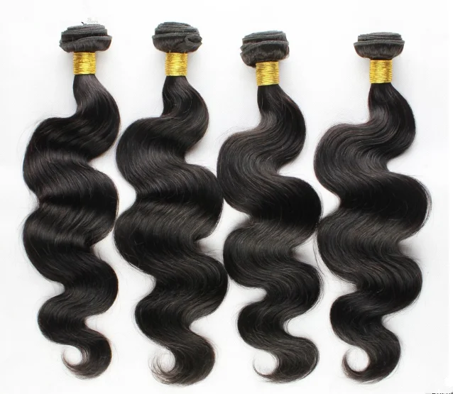 

pure natural brazilian sew in weave 100 human hair extensions