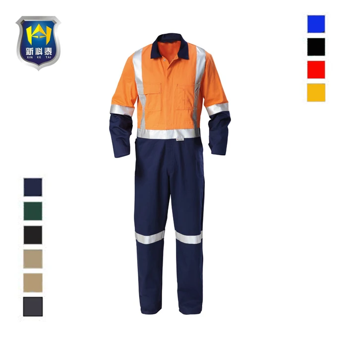 
Blue and Black cheap Suits Work Uniforms Overalls 