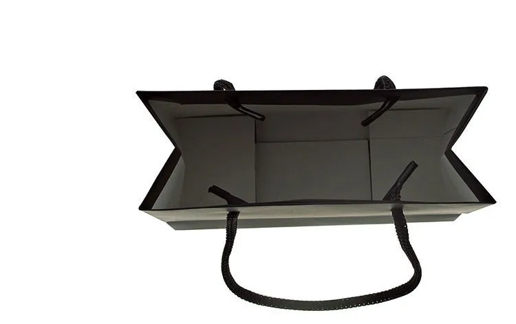 Custom Black Glossy Art Paper Packing Paper Bags For Shopping and Gifts 7.jpg