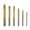 titanium plated saw drill carpentry open pore electrodrill bit sawtooth drills wood reaming gouge bits