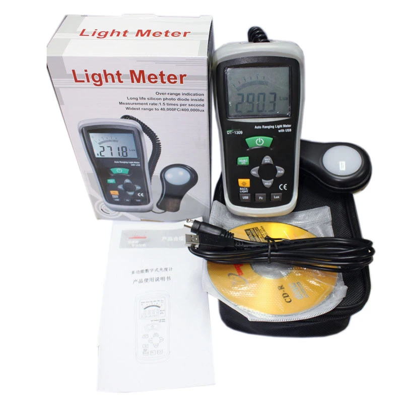Illuminance Meter Light Meter Usb Interface Brightness Test Buy