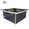 DWF material inflatable ocean swimming pool with net for yacht