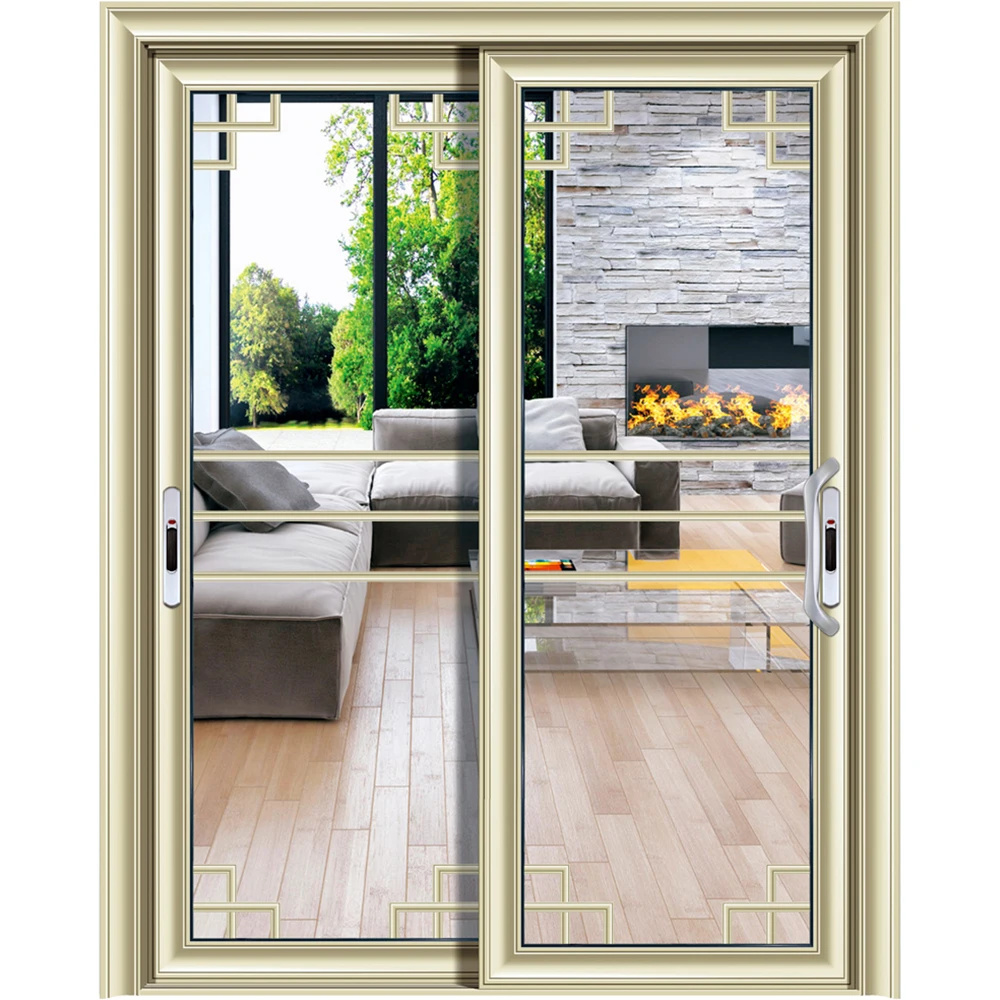 Bifold Frosted Glass Sliding Closet Aluminum Front Door Buy
