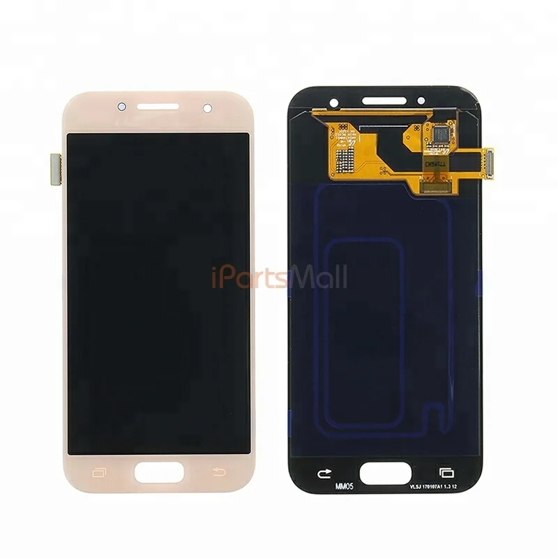 

Original OEM For Samsung Galaxy A3 2017 A320 LCD Screen Touch Digitizer Assembly Black White Gold PinkRose