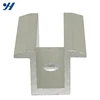 Corrosion Resistant aluminum frameless solar panel mid clamp