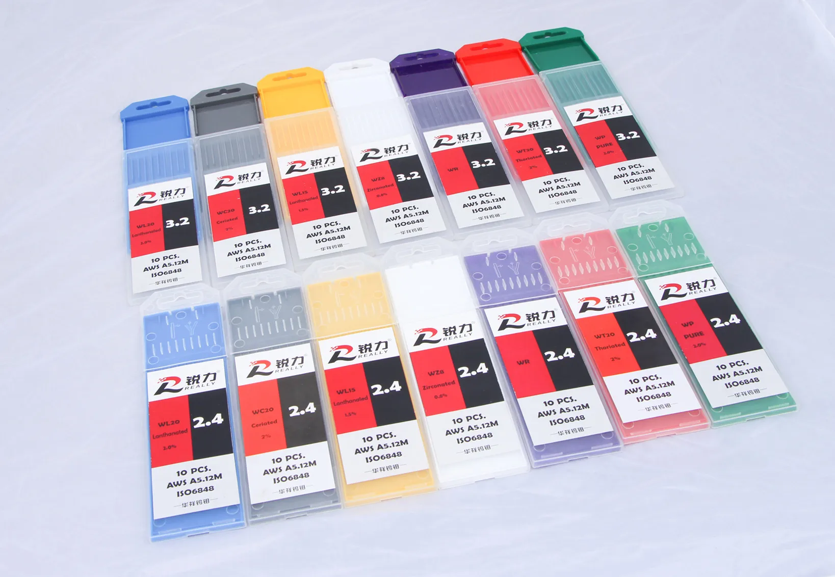 Gold Tip Ground Finish Wl15 1.5 Lanthanated 2.4mmx150mm Tungsten