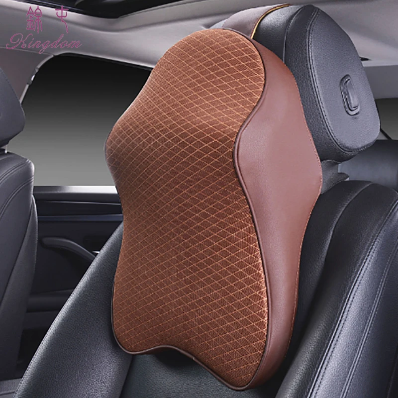 
Cusotme Wholesale Super Soft Car Seat Headrest Neck Support Pillow Memory Foam Waist Protected Cushion Relife Back Pain 