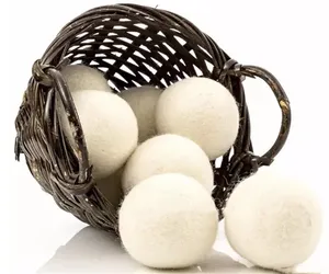 100% eco-friendly handmade Nepal wool felt dryer balls laundry Washing Ball
