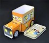 Car shape metal box for candy packaging with sedex audit dragon design by T1 tins tin container boxes for truck cans take away