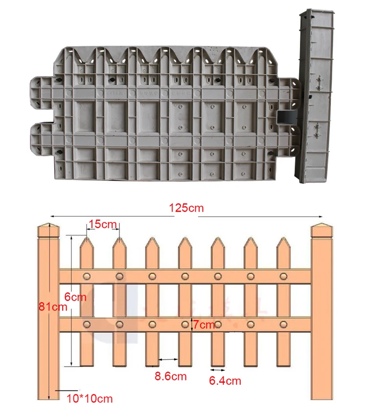 Plastic Durable Quality Concrete Fence Post Mould Buy Concrete Fence