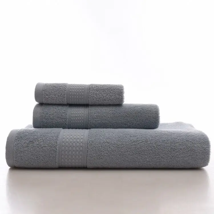 Adult Bathrobe 100% Cotton Boxed Bath Towel Set